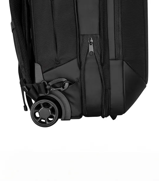 15.6in EcoSmart® Mobile Tech Traveler Rolling Backpack Black