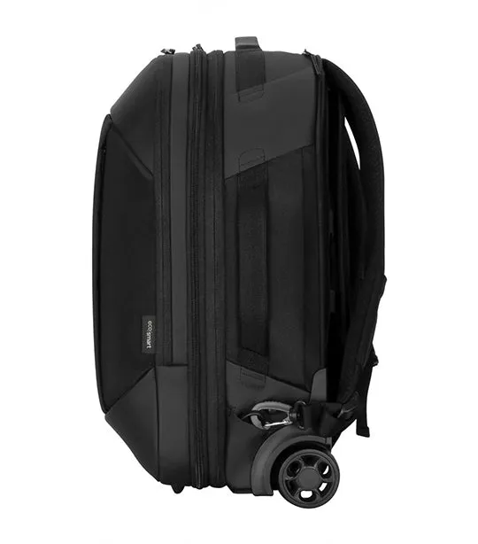 15.6in EcoSmart® Mobile Tech Traveler Rolling Backpack Black