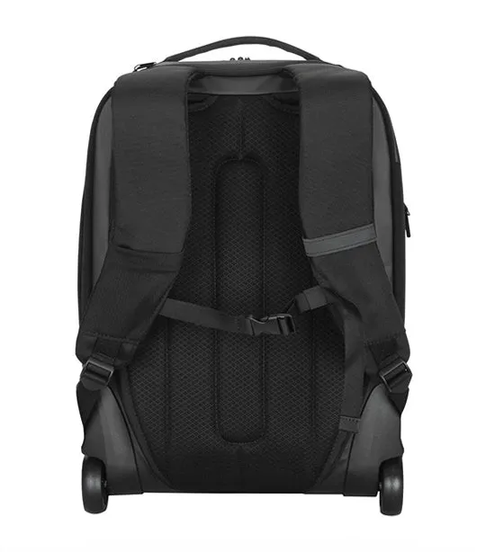 15.6in EcoSmart® Mobile Tech Traveler Rolling Backpack Black