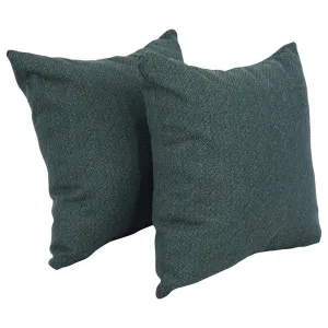 17-inch Jacquard Throw Pillows with Inserts (Set of 2)  9910-S2-ID-098