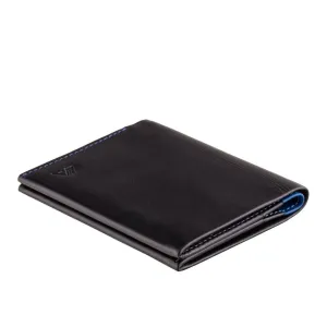 A-SLIM Leather Wallet Machete - Black/Blue