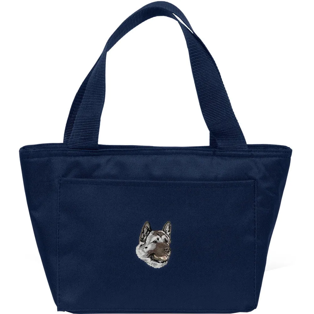 Akita Embroidered Insulated Lunch Tote