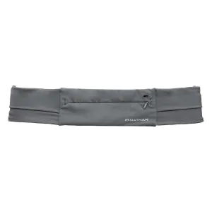 All Gender Adjustable Fit Zipster 2.0 Running Belt - Gravity Grey