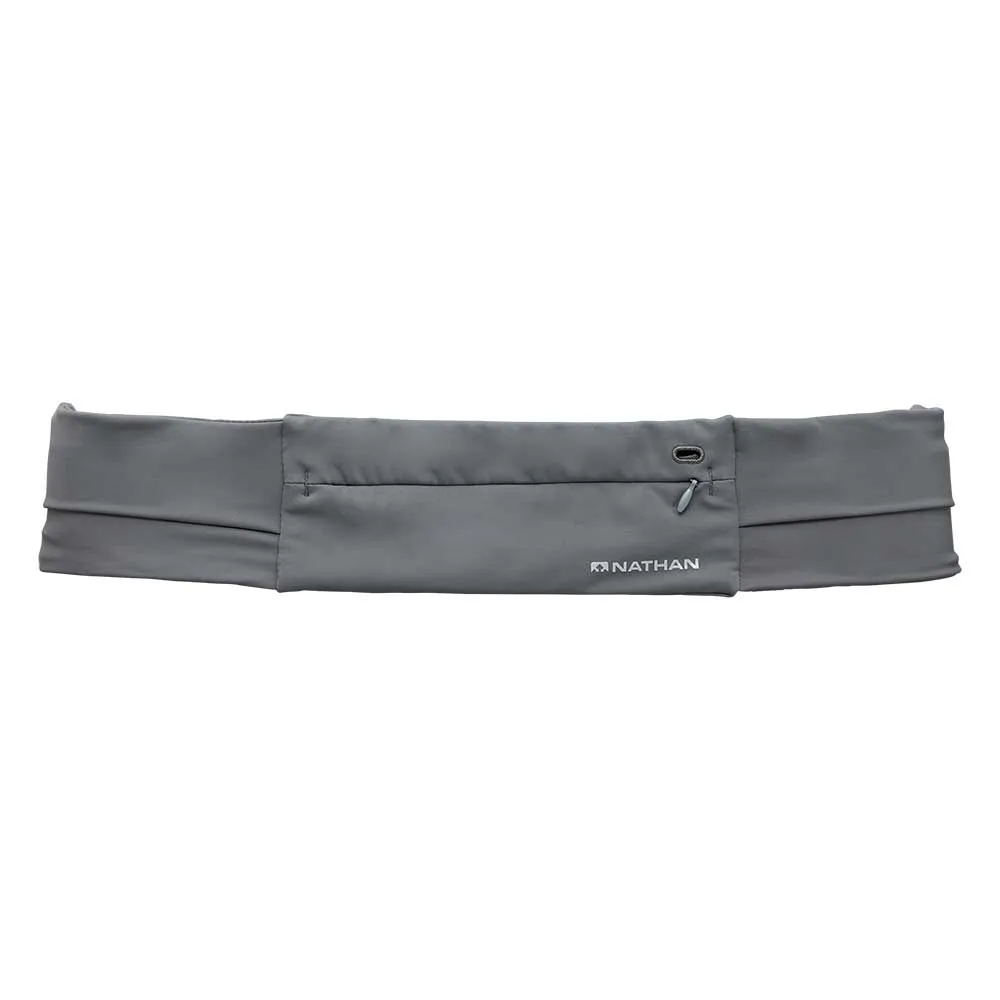 All Gender Adjustable Fit Zipster 2.0 Running Belt - Gravity Grey