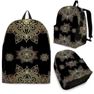 Black Mandala Backpack