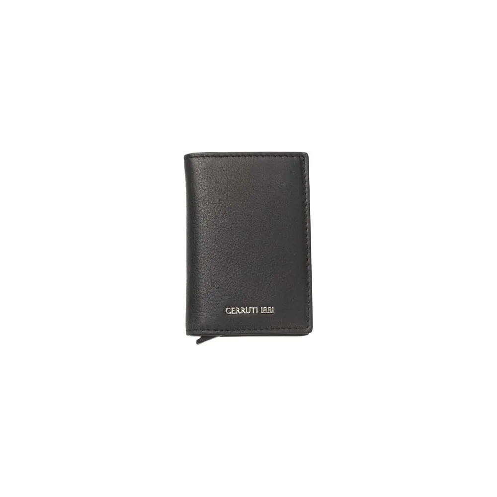 Cerruti 1881 Black Leather Men Wallet