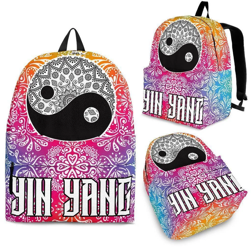 Colorful Yin Yang Backpack