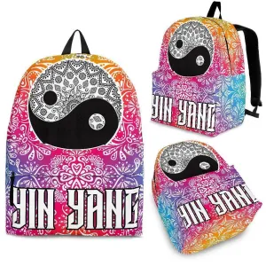 Colorful Yin Yang Backpack