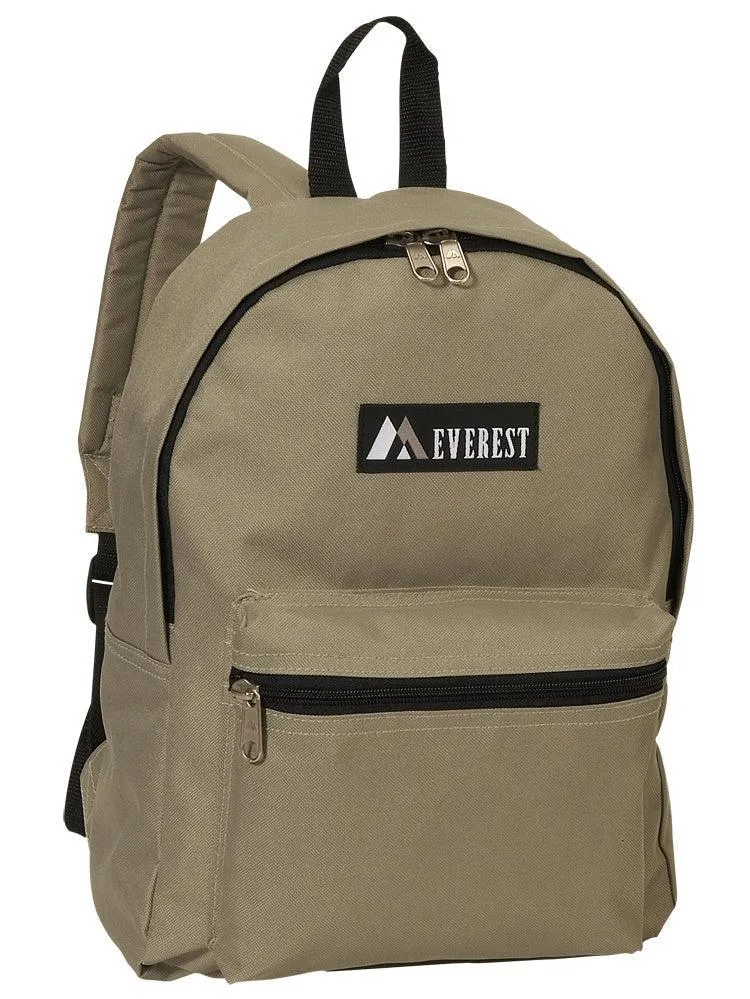 Everest Backpack Book Bag - Back to School Basic Style - Mid-Size