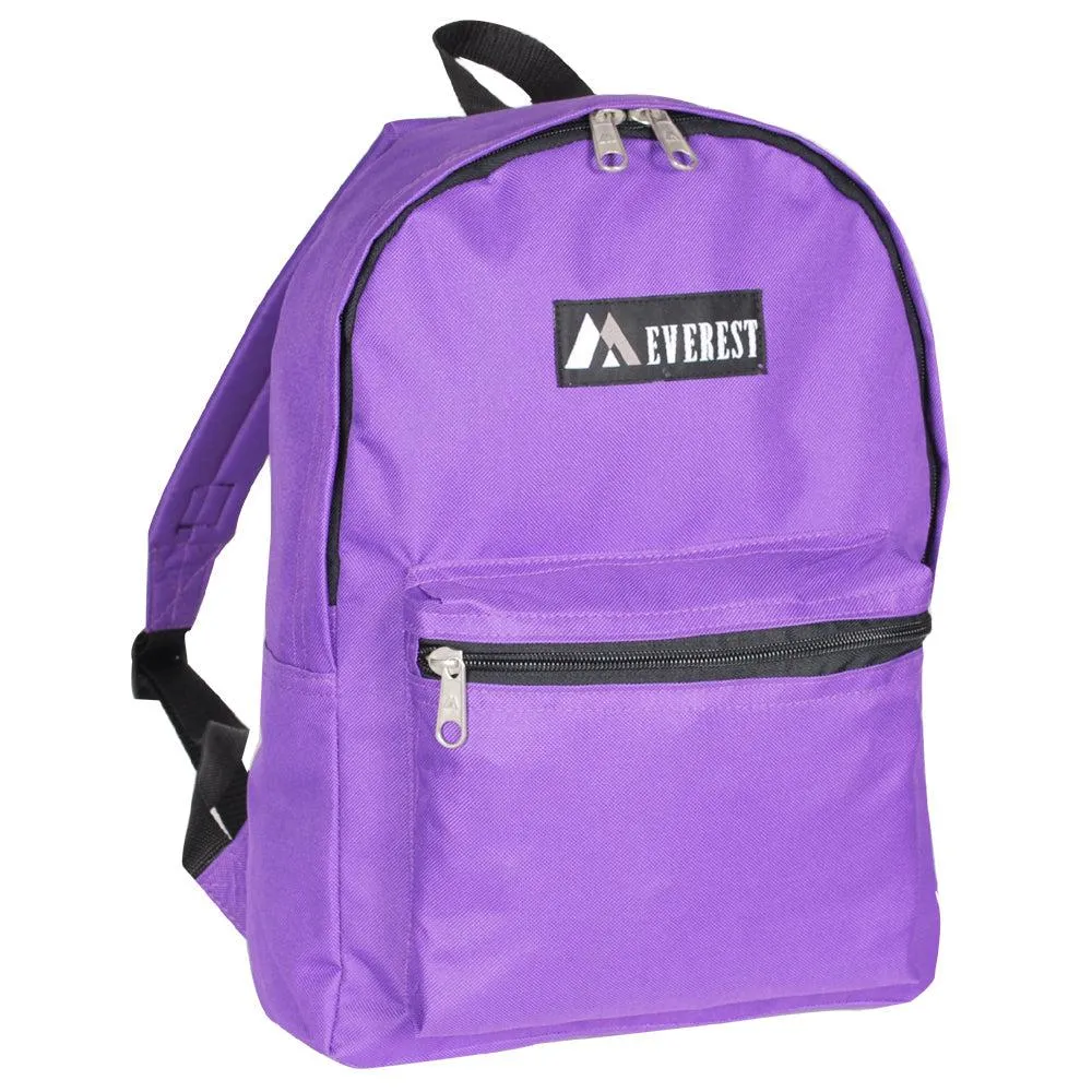 Everest Backpack Book Bag - Back to School Basic Style - Mid-Size