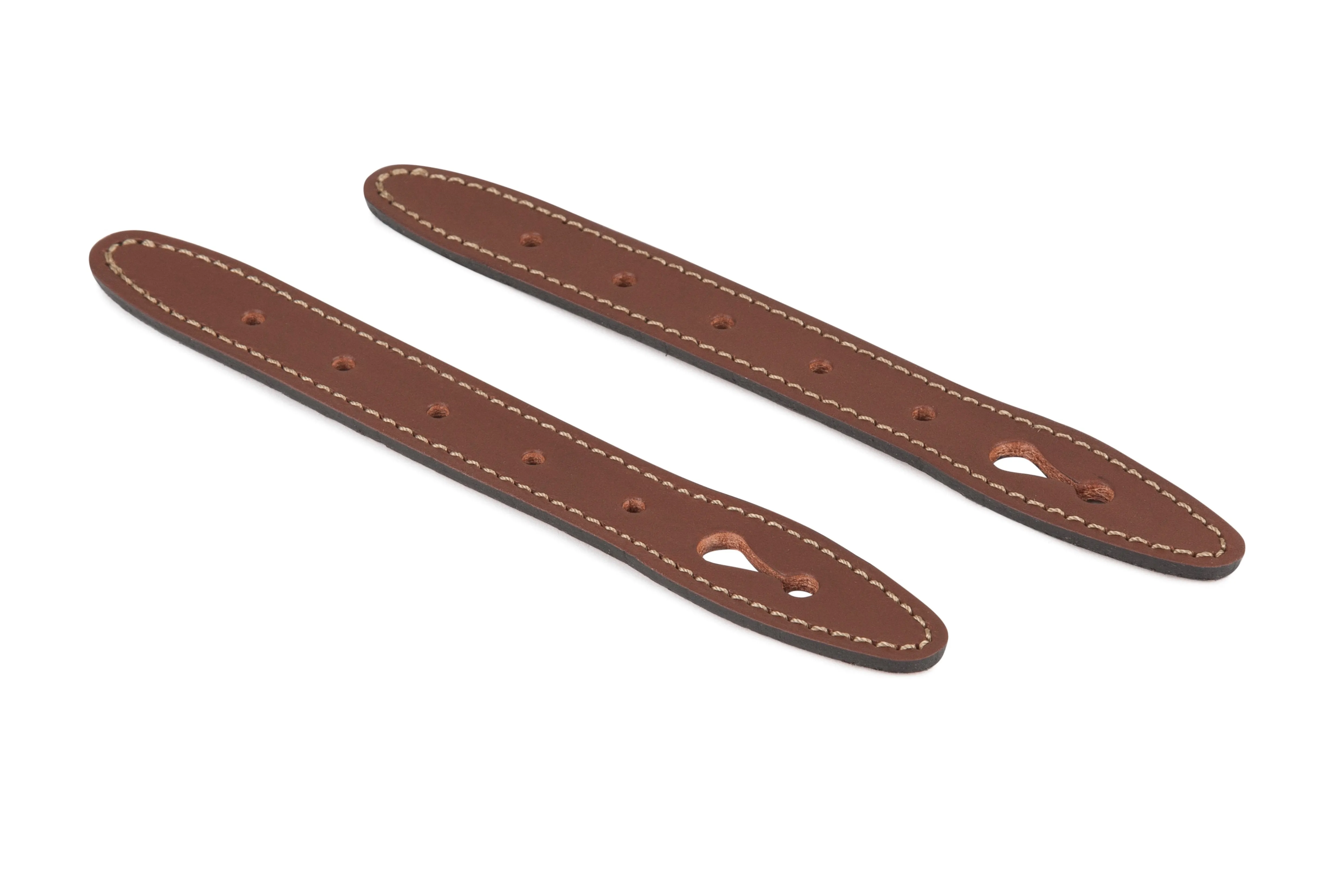 Front Straps - Tan Leather / Hadley (Pair)