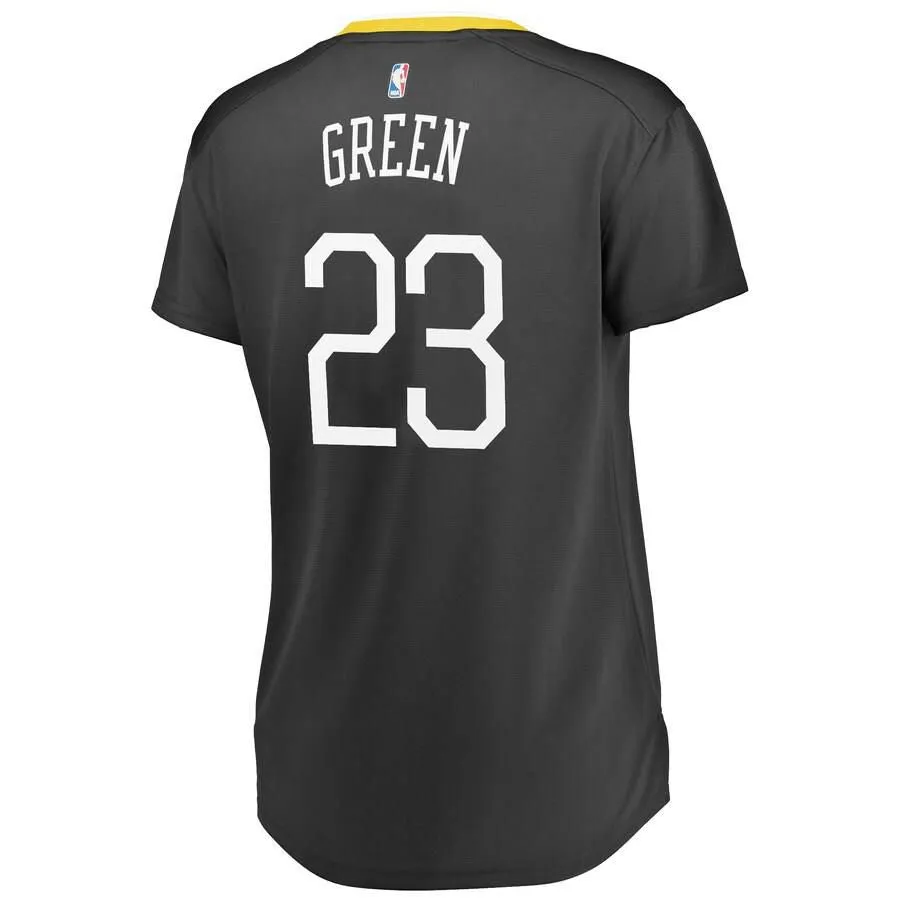 Golden State Warriors Draymond Green Fanatics Branded Replica Fast Break Player Statement Jersey Womens - Black | Ireland V9465I8