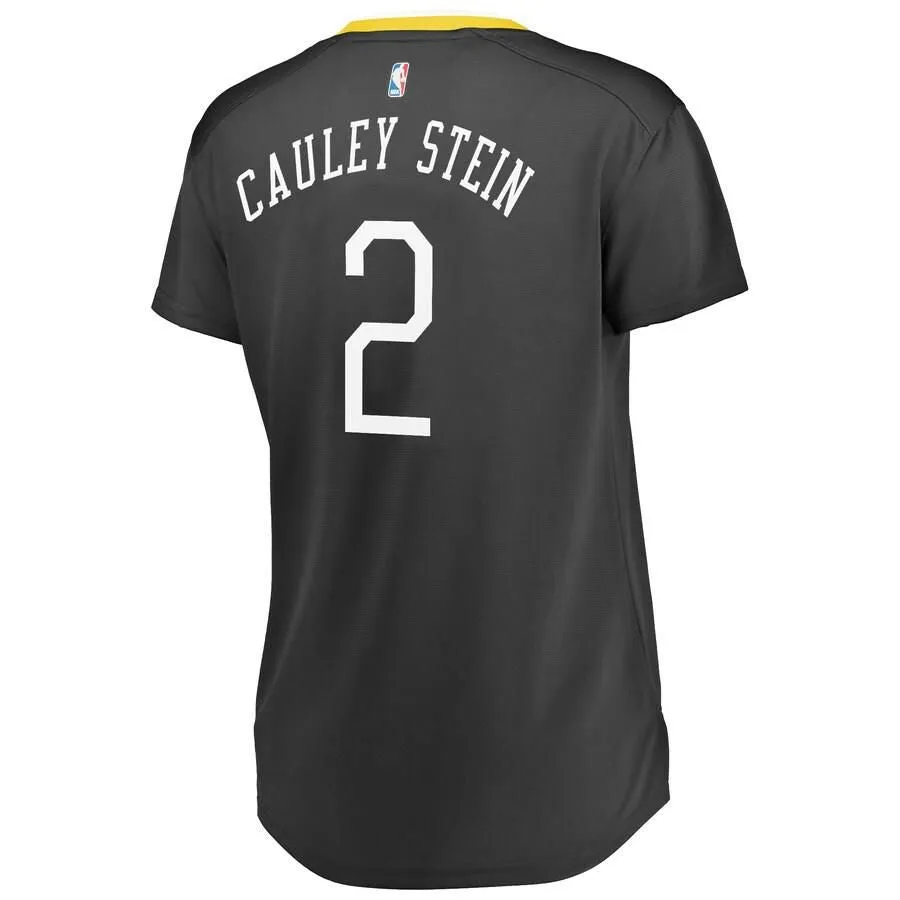 Golden State Warriors Willie Cauley-Stein Fanatics Branded Replica Fast Break Statement Jersey Womens - Black | Ireland Q8233N0