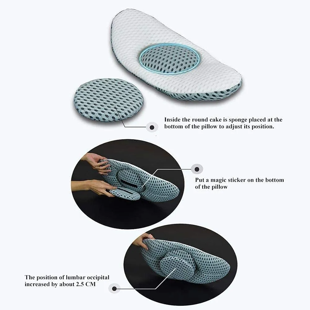 Importikaah Lumbar Pillow - Set of 2 for Ultimate Sleep Comfort