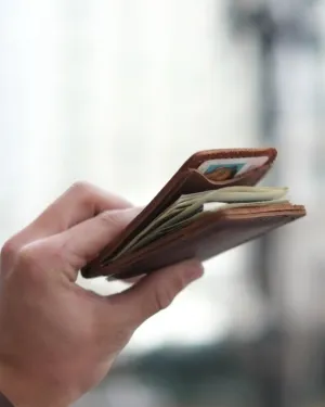 Leather Money Clip