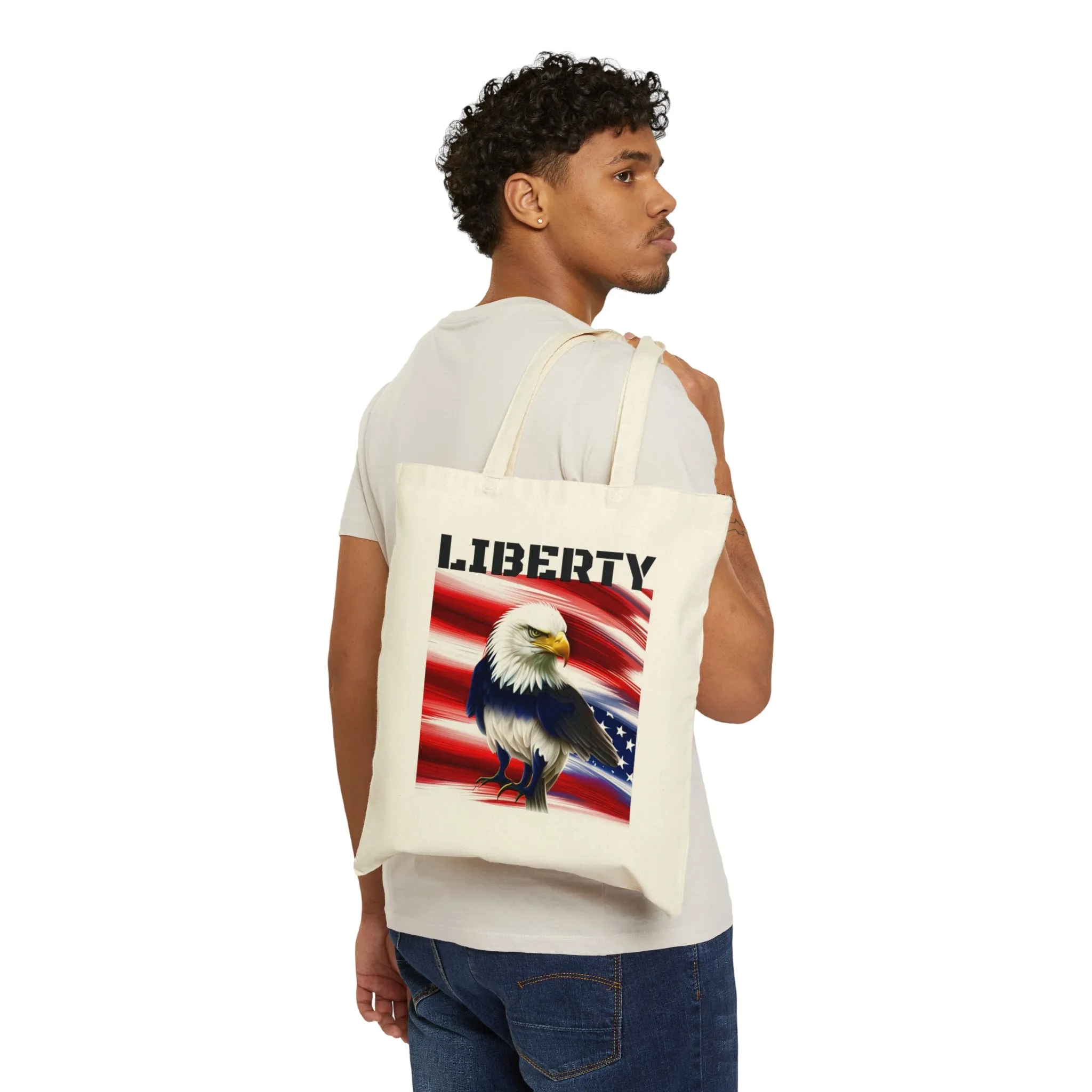 Liberty Cotton Canvas Tote Bag - ZenGen USA