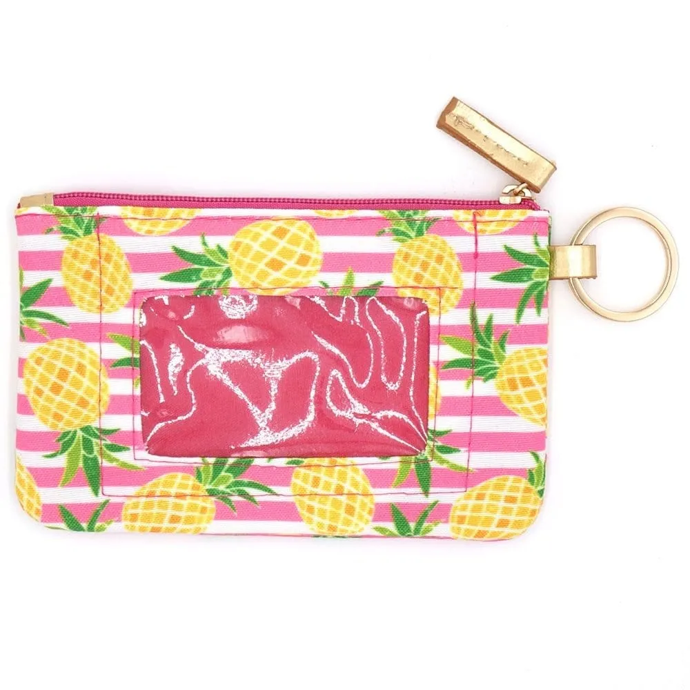 MB0157 Pineapple Lanyard ID Wallet