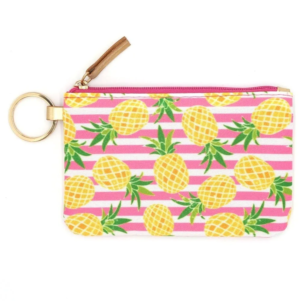 MB0157 Pineapple Lanyard ID Wallet