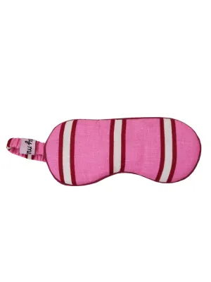 Mosey Me Raspberry Stripe Eye Mask