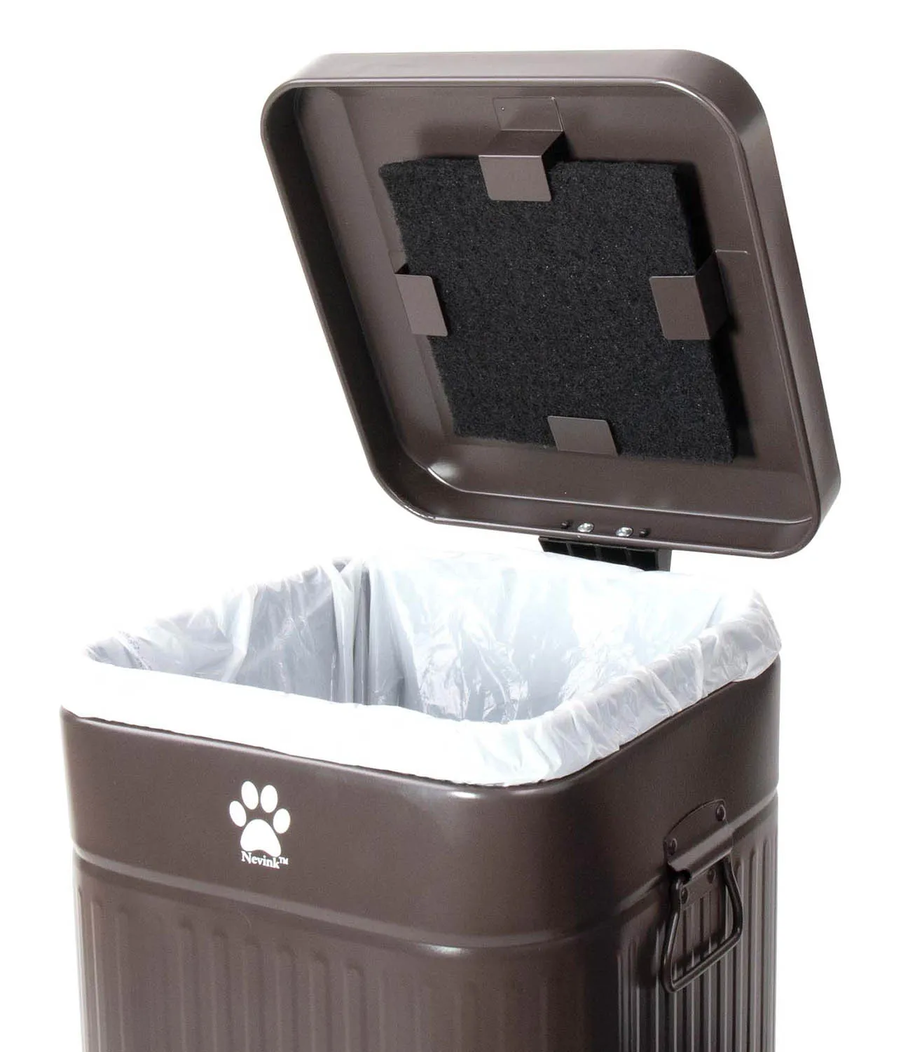 Nevink Dog Poop Trash Can for Outdoors, 12 Liter