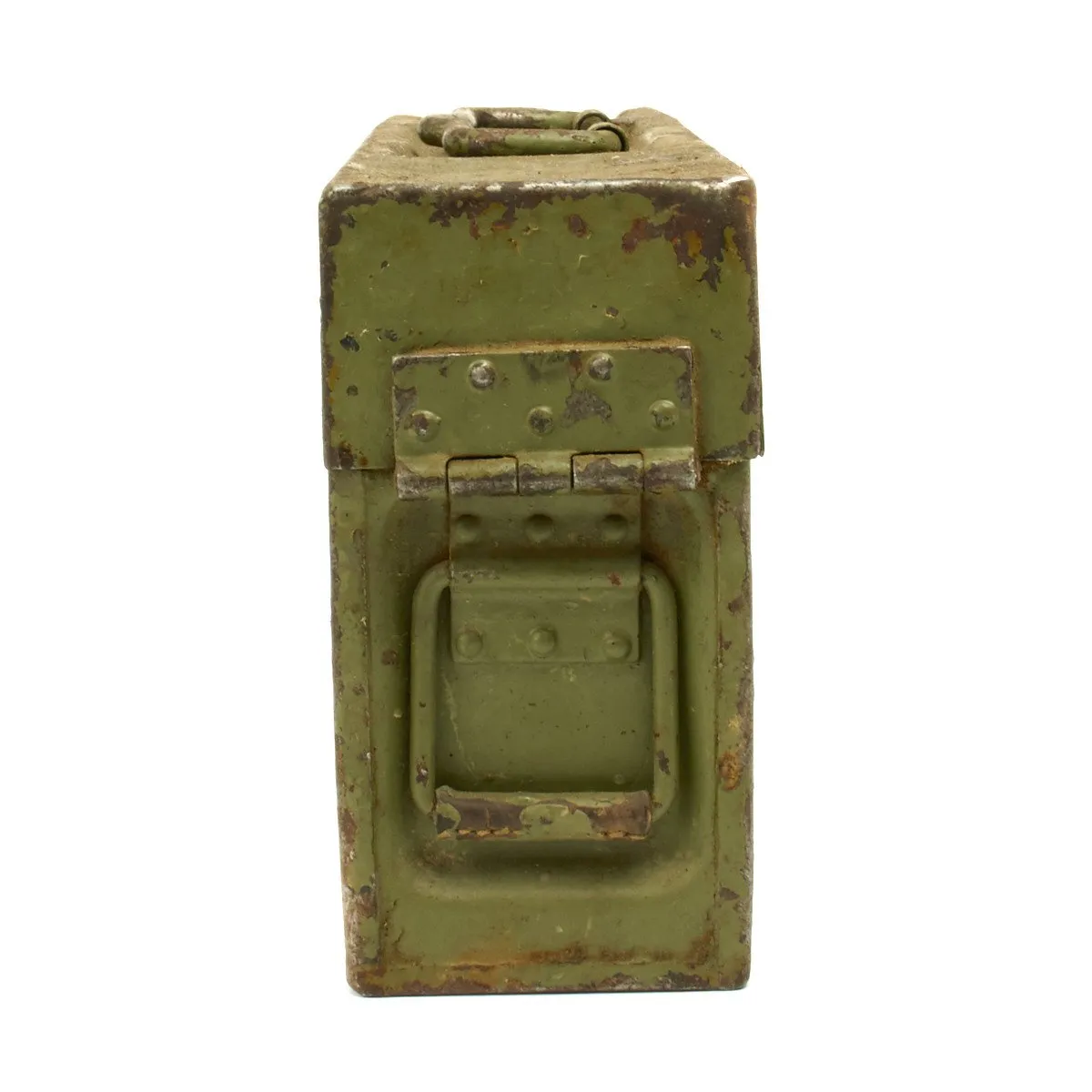 Original German MG 34/42 Ammunition Can in Postwar Green - GRADE 2