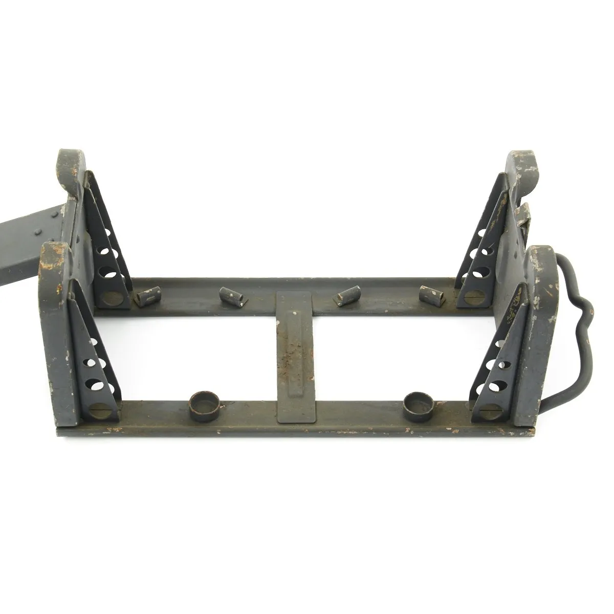 Original German WWII MG 34 MG 42 Basket Belt Carrier in Transport Frame with Belts - 1943 Dated