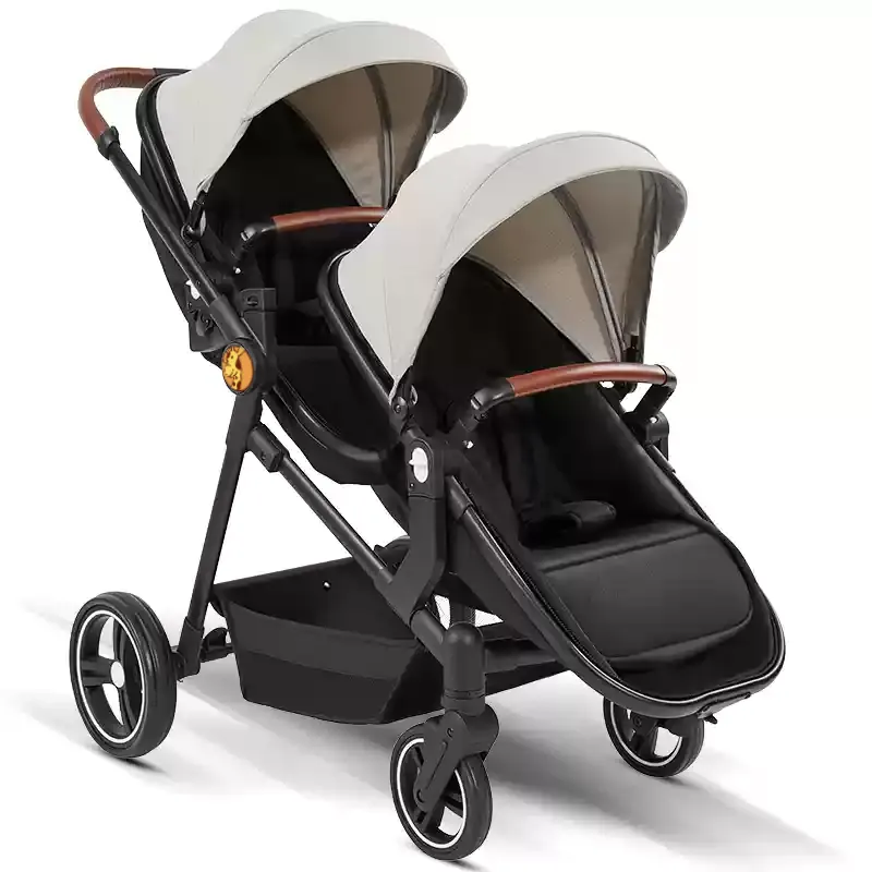 Portable Tandem Stroller & Car Seats