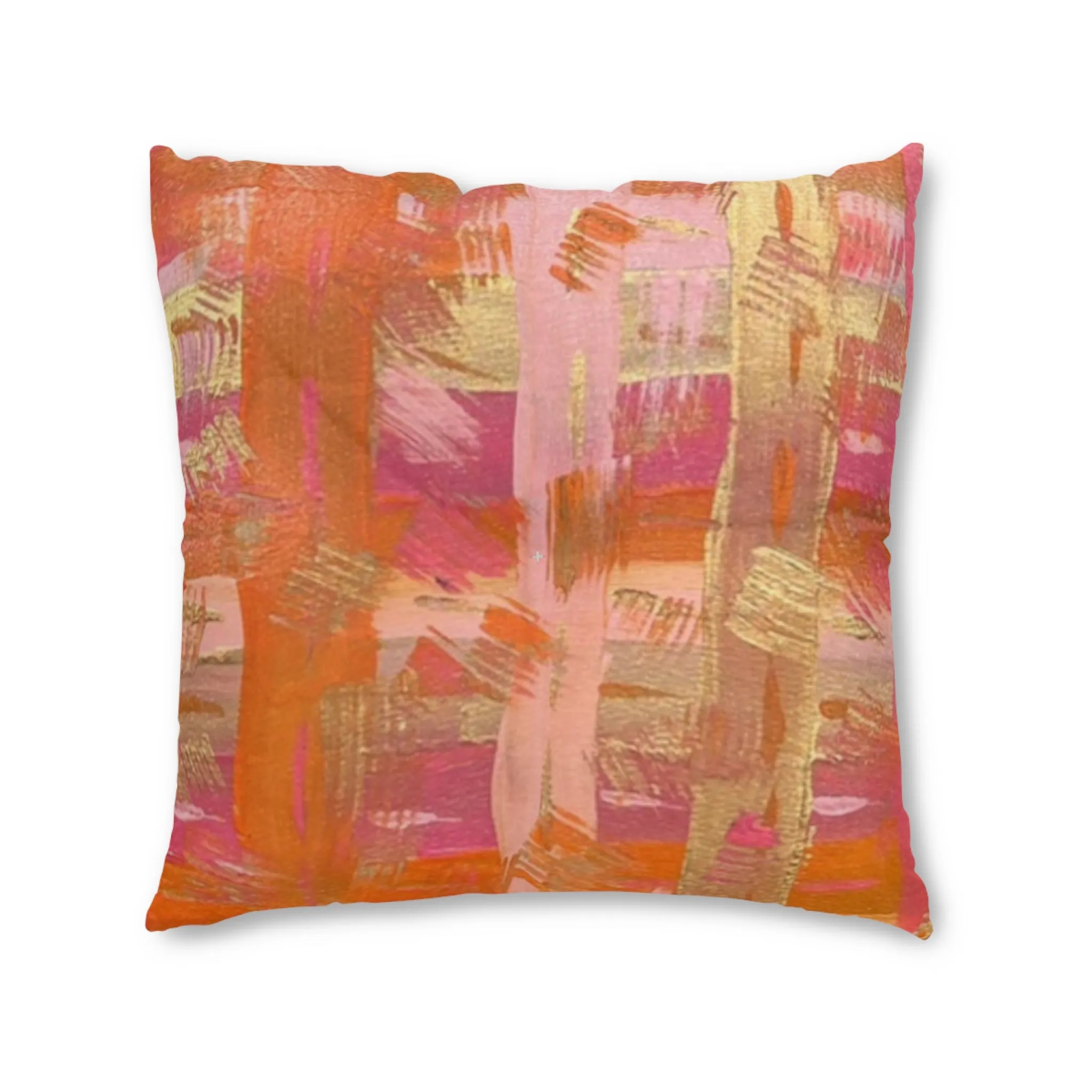 "Brushstrokes of Tennessee" Tufted Floor Pillow, Square