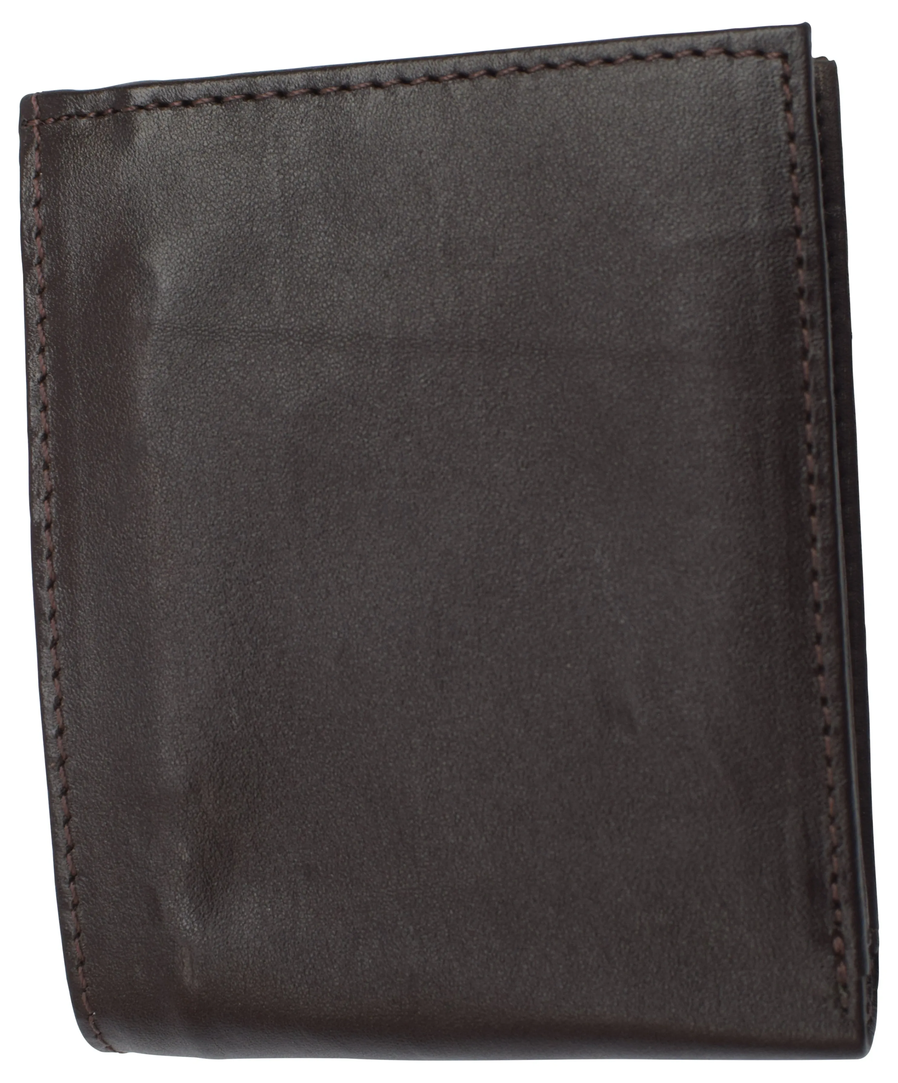 RFID Blocking Men's Leather Wallet Bifold Multi Card ID Holder