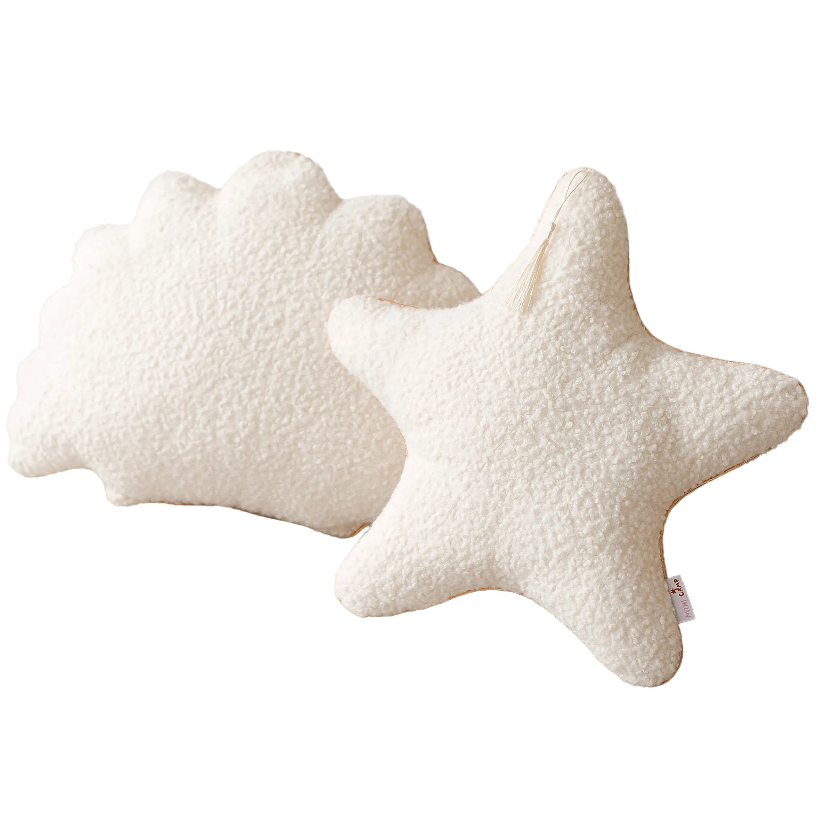 Seashell Pillows, Starfish Throw Pillows, Crustaceancore Decor