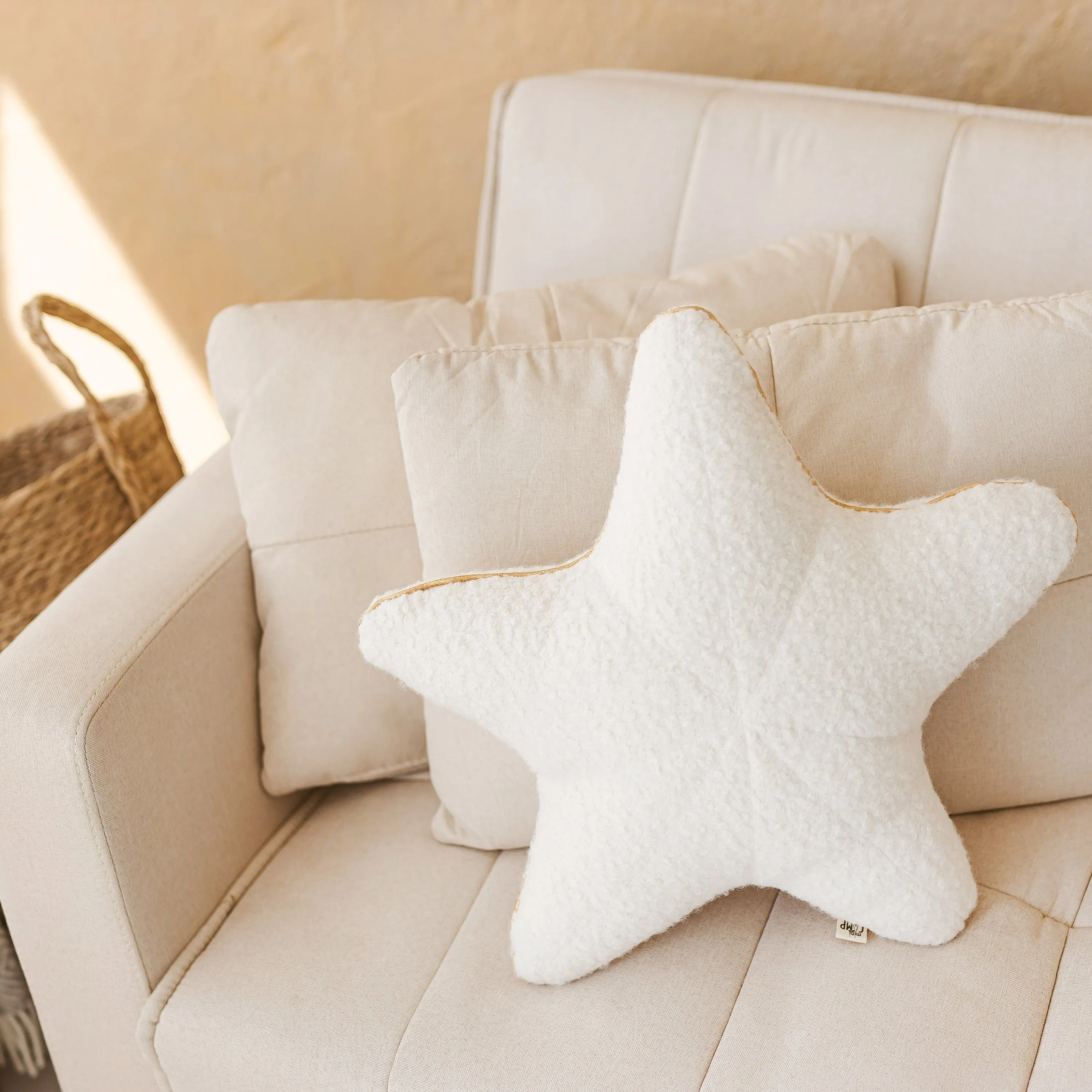 Seashell Pillows, Starfish Throw Pillows, Crustaceancore Decor