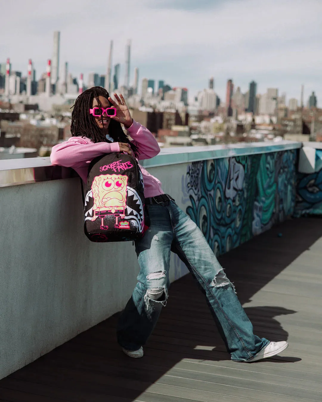 Sponge Bob Neon Dlxsr Backpack