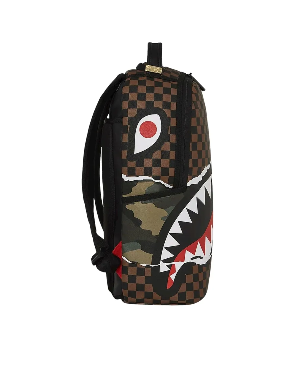 Spraground Tear It Up Check Camo Backpack B5930