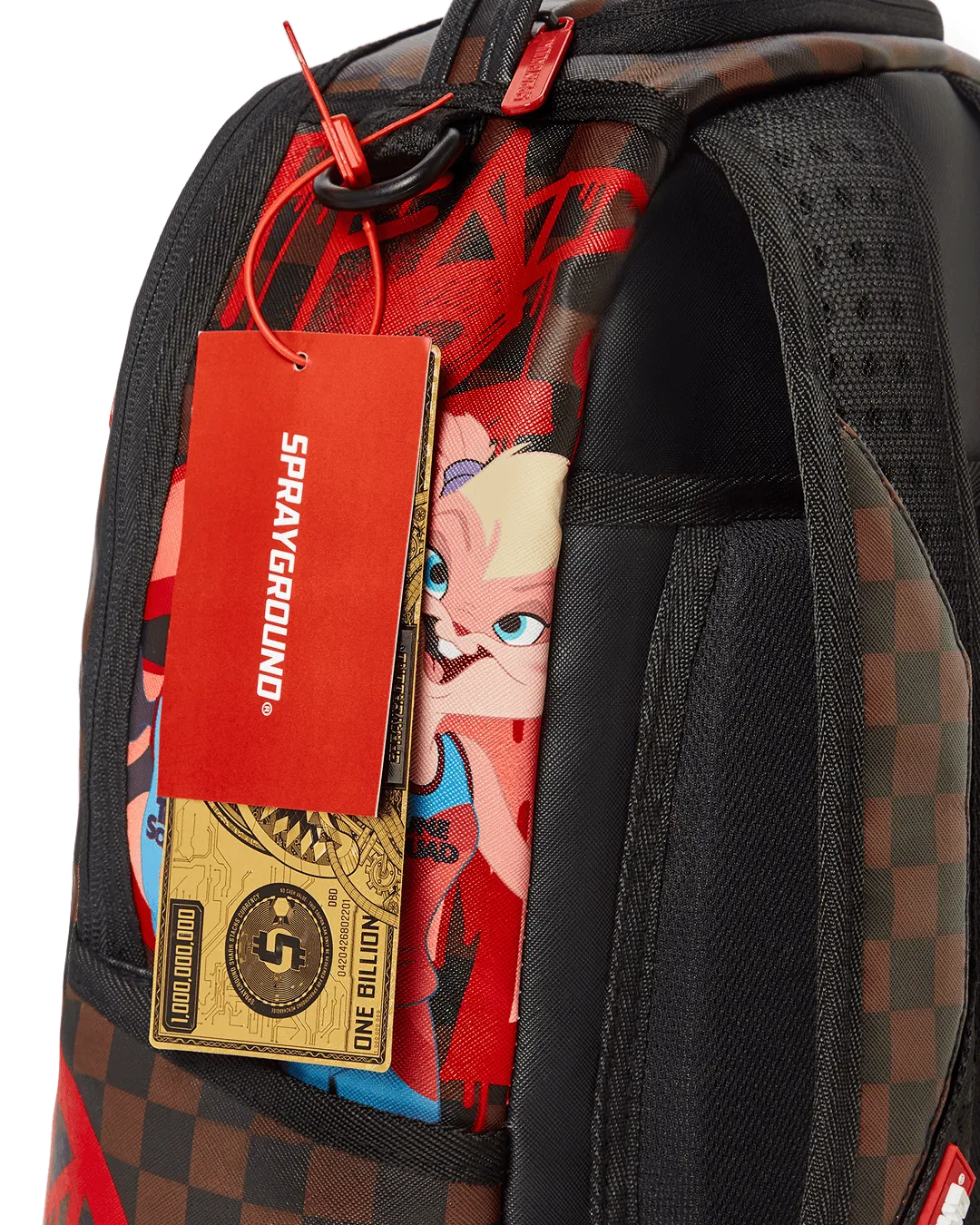 Sprayground Backpack SPACE JAM 2 CHECKERED Brown