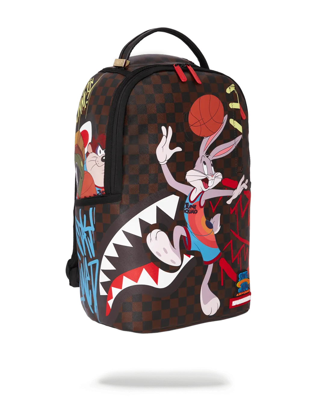 Sprayground Backpack SPACE JAM 2 CHECKERED Brown