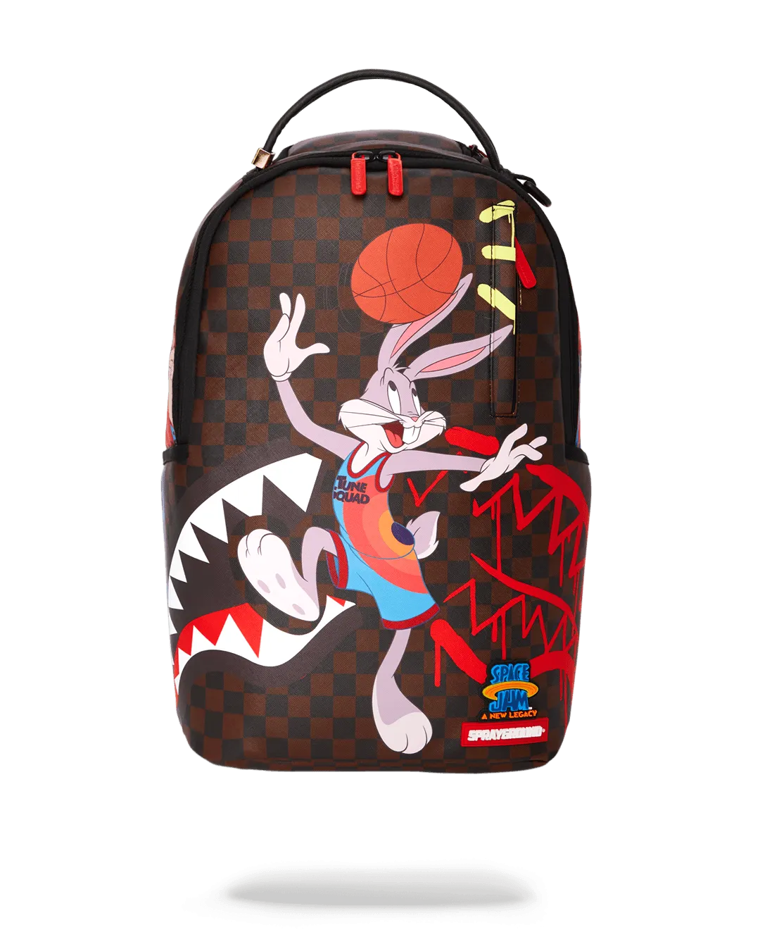 Sprayground Backpack SPACE JAM 2 CHECKERED Brown