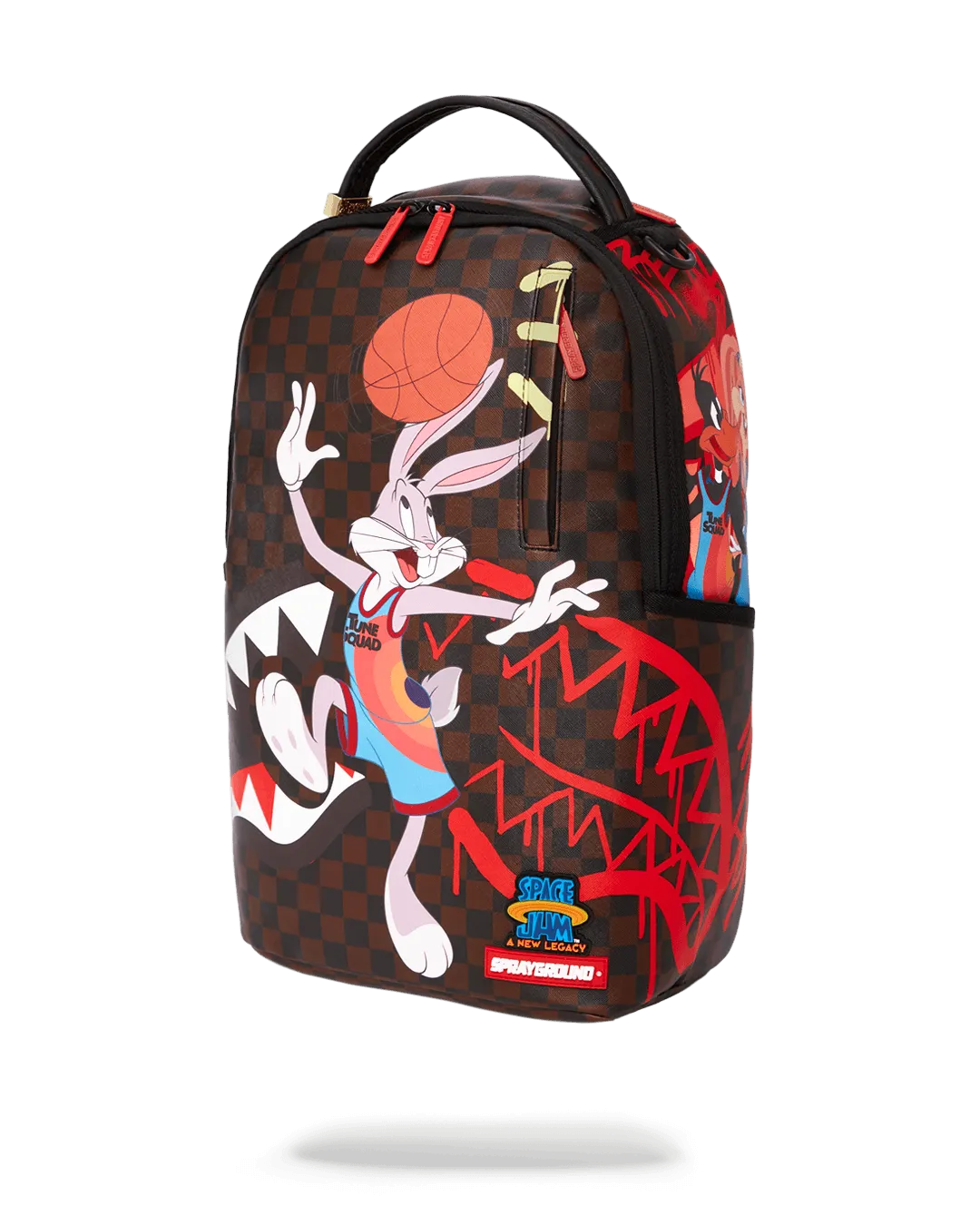 Sprayground Backpack SPACE JAM 2 CHECKERED Brown