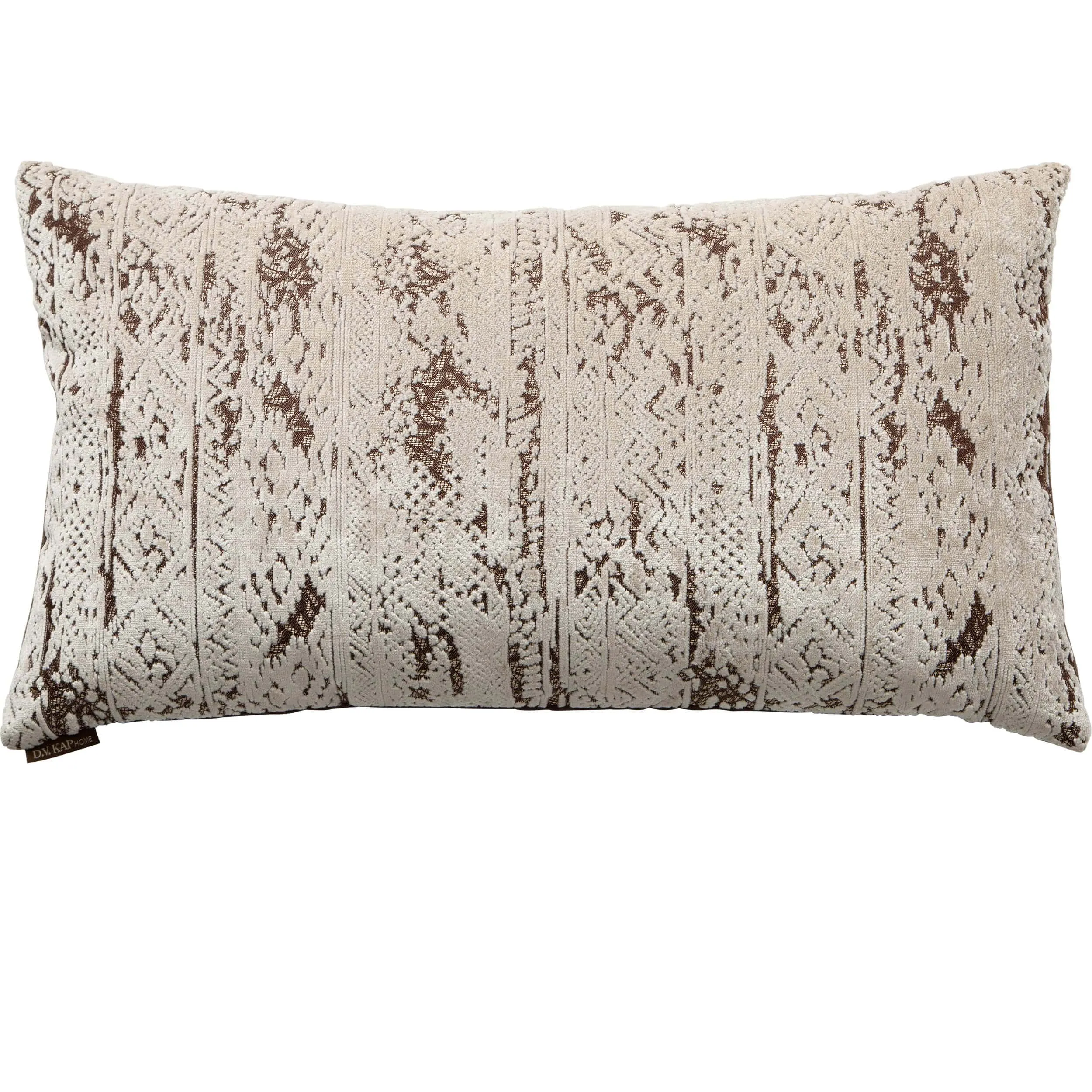 Stonewash Lumbar Pillow, Ivory