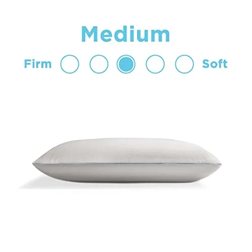 Tempur-Pedic TEMPUR-Body Pillow, Queen & TEMPUR-Cloud Breeze Dual Cooling Pillow, Queen , White