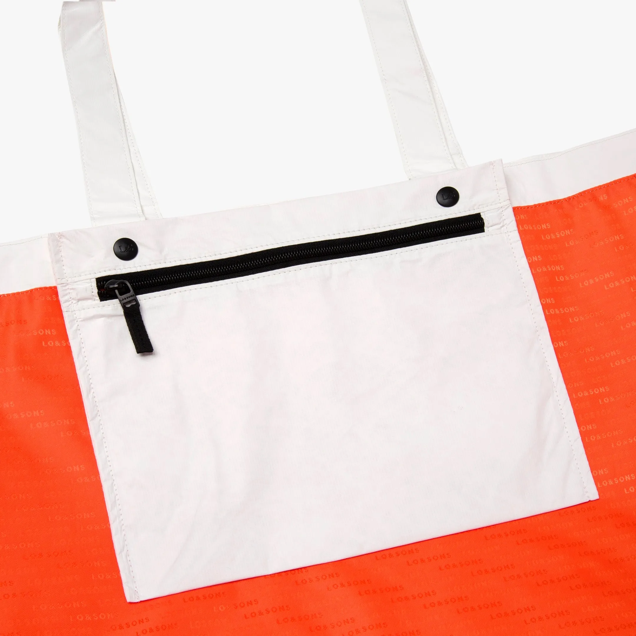 The Del Mar Packable Tote Large - Tyvek - White