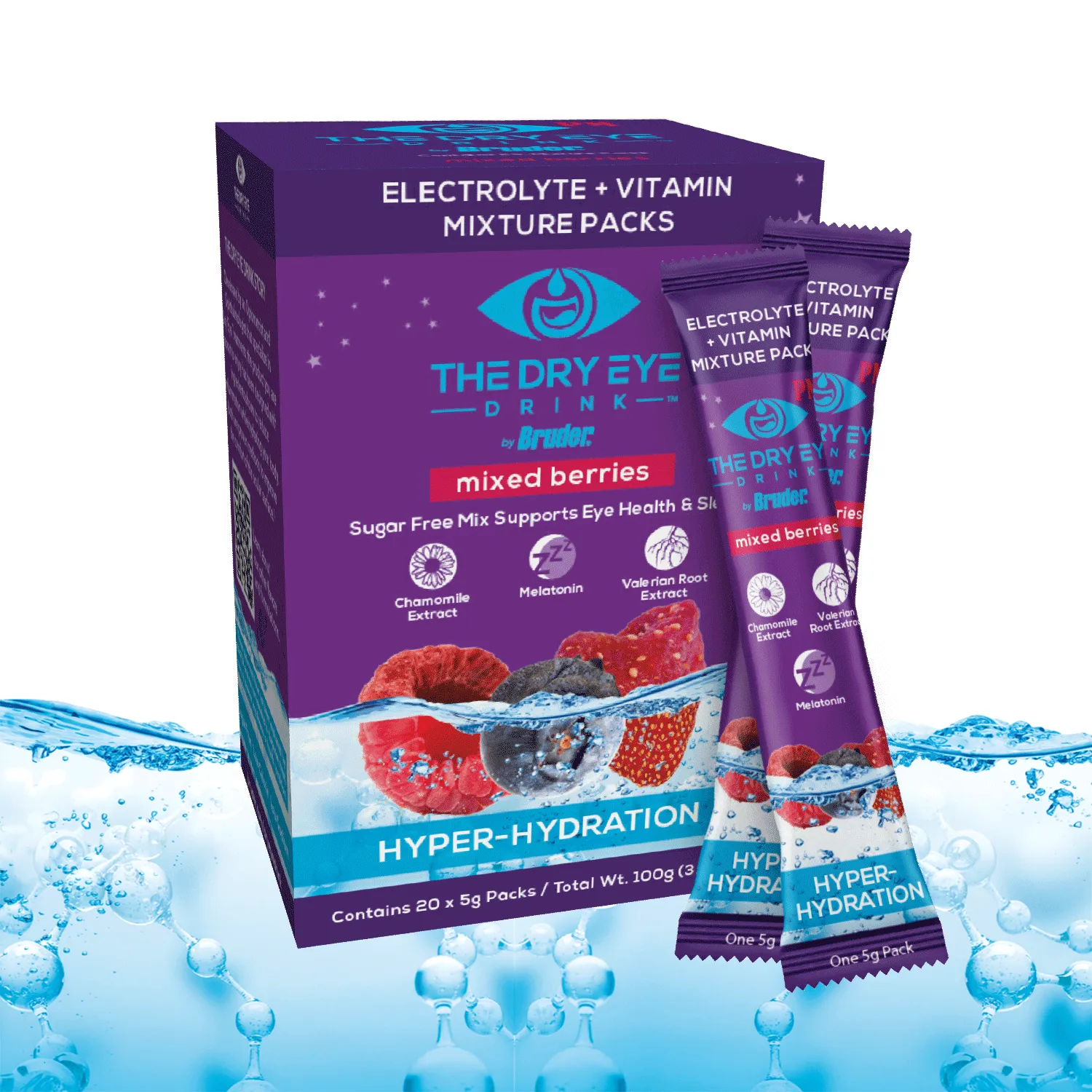 The Dry Eye Drink PM - Mixed Berries Flavor