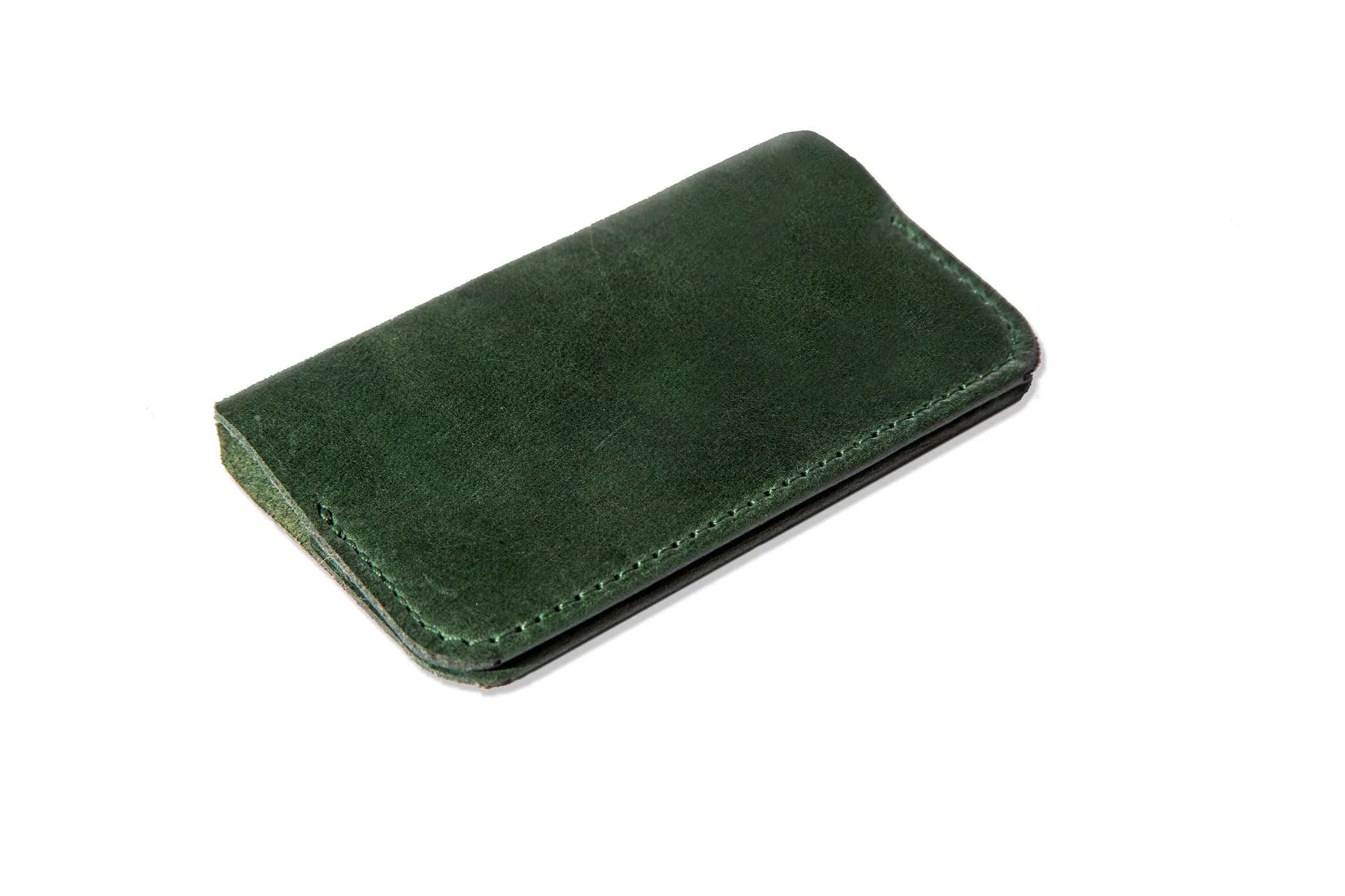 The "Little Yarra" Italian Leather Wallet (Green)