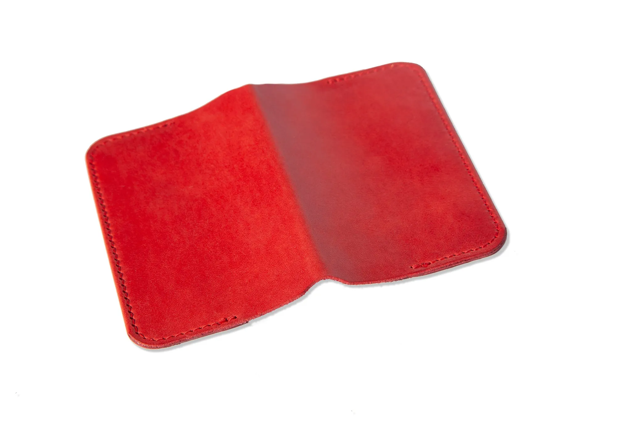 The "Little Yarra" Italian Leather Wallet (Red)