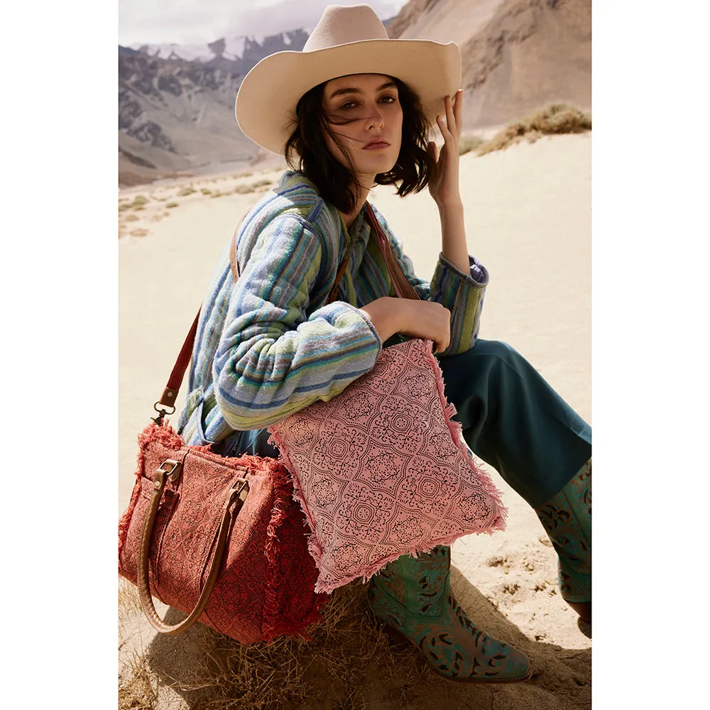 Triple Fork Ranch Tote Bag in Scarlet