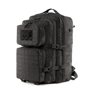 Tripole Force Plus Tactical Army 50 Litre Bag & Backpack with Laser-cut MOLLE - Black