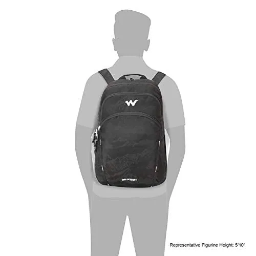 Wildcraft 35 Ltrs 18.50 inchs Backpack (11911 Black_Black)